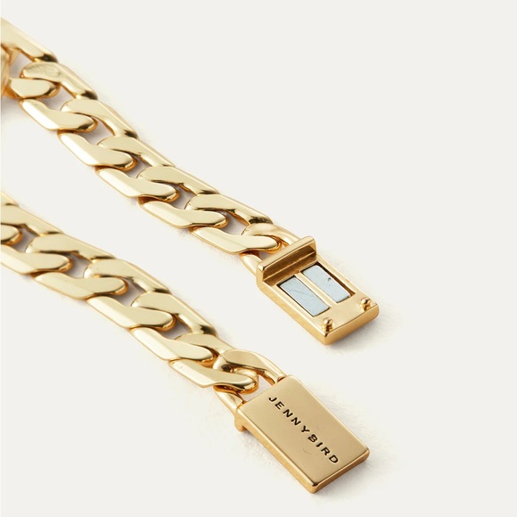 JENNY BIRD Gold Walter Curb Link Magnetic Bracelet - Picture 4 of 9